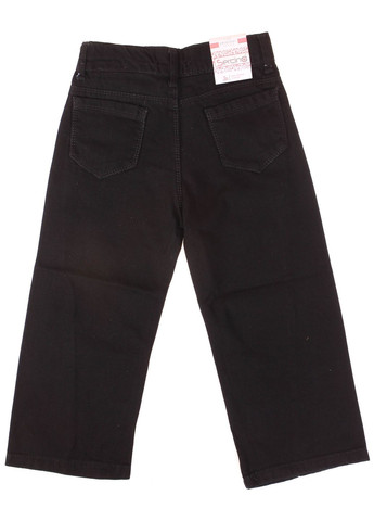 Черные демисезонные брюки джинсовые 59013 Sercino