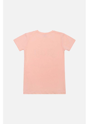 Персиковая летняя футболка Ecrin