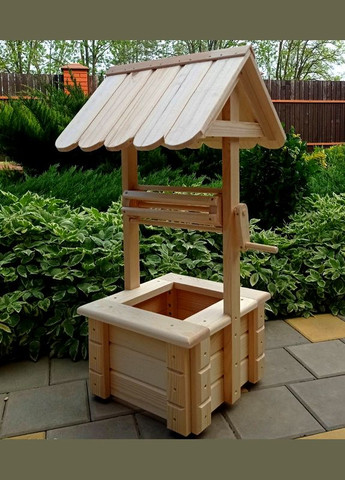 Декоративний колодязь з дерева Паріка бланже (КОС-000401) No Brand (328960133)