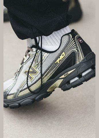 Серые всесезонные кроссовки мужские new balance 740 grey yellow black | нью беланс 740 серые желтые черные No Brand