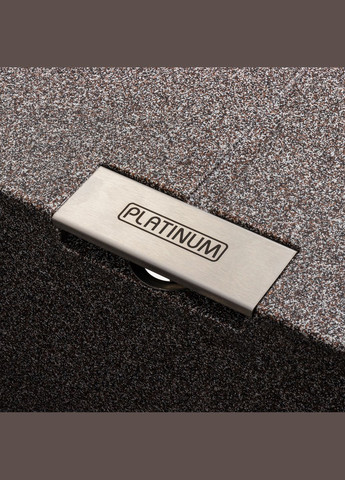 Гранитная мойка для кухни 6250 ZIRKONE матовый Микс Platinum (269794948)