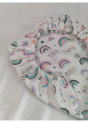 Фланелеве простирадло на гумці у візочок, розмір 30*70 No Brand (370370093)