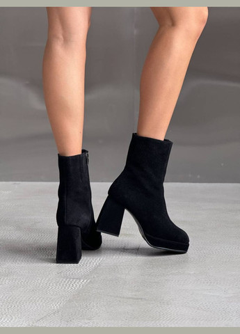 Черные демисезонная демисезонные ботильоны No Brand