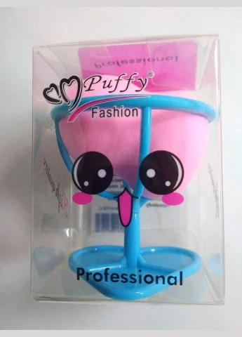 Спонж для нанесения макияжа Puffy фигурный на подставке Kika (337362384)