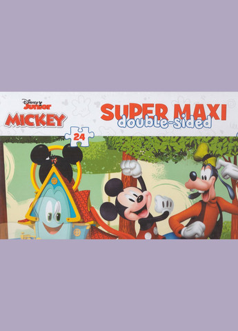 Пазли + розмальовка Super Maxi "Веселий будиночок" / "Дісней: "Міккі-Маус" (24 ел.) 41012 ( ) Trefl (328944866)