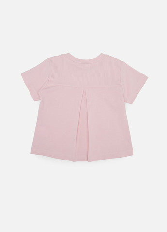 Рожева літня футболка з коротким рукавом для дівчинки колір рожевий cb-00242433 Miss Feriha