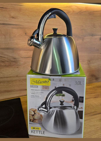 Чайник зі свистком для плити 3 л (MR-1333) Maestro (334712888)