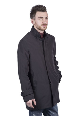 Черная демисезонная мужская классическая куртка с шерстяным утеплителем без капюшона kuper (, ), 33177 No Brand