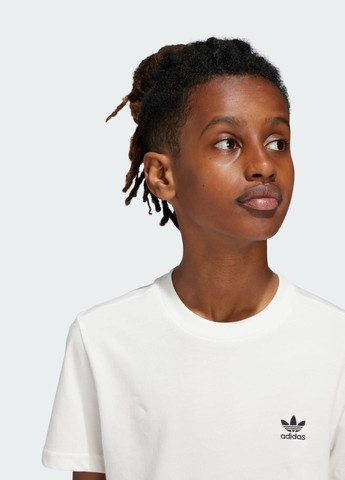 Белая демисезонная футболка kids adidas