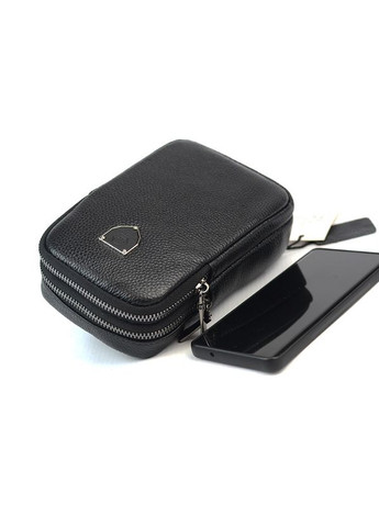 Шкіряна чоловіча маленька нагрудна міні сумочка слінг для телефону No Brand (305821998)