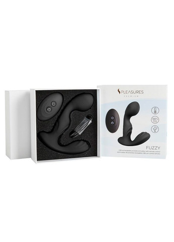 Вібромасажер простати Premium FUZZY,, з рельєфом, 10 режимів вібрації, нагрів - CherryLove S Pleasures (339868007)