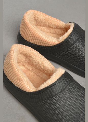 Калоші жіночі утеплені чорного кольору Let's Shop (302660581)