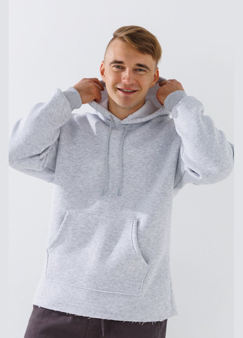 Худи однотонный мужской 2009 Светло-серый shop (2000990779403) No Brand (362703917)