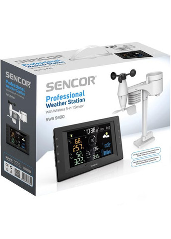 Метеостанция Black (SWS9400) Sencor (351363175)