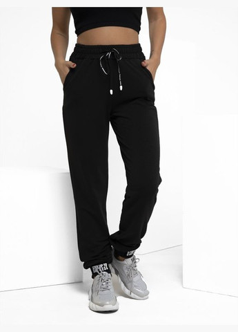 Спортивные штаны 12247 черные ISSA PLUS (301037399)