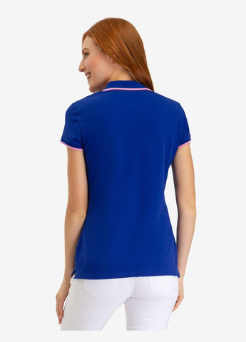 Жіноча футболка поло TIPPED POLO SHIRT XS синя U.S. Polo Assn. (286761239)