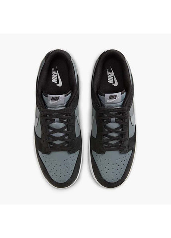 Серые демисезонные мужские кроссовки dunk low серый Nike