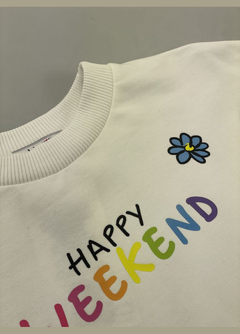 Белый демисезонный спортивный костюм для девочки Mevis