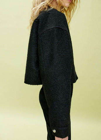 Чорна демісезонна куртка H&M