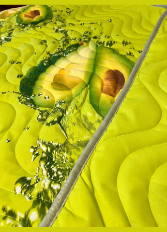 Ковдра з натуральним наповнювачем Двоспальне мікрофібра 175х200 см зелена (П4К-lito-kovdra-002-54) No Brand (306633258)