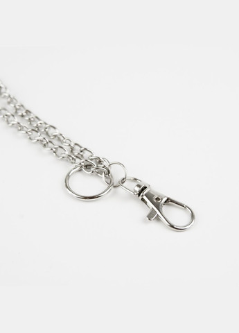 Ремень + двойная цепь простой металлический панк стиль 105 см No Brand (335414029)