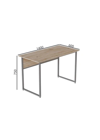 Компьютерный стол Коди 75x140x60 серый ДСП 32мм (FRD-101679) Ferrum-decor (353500652)