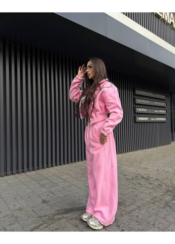 Теплый женский костюм из двустороннего флиса No Brand (370032283)