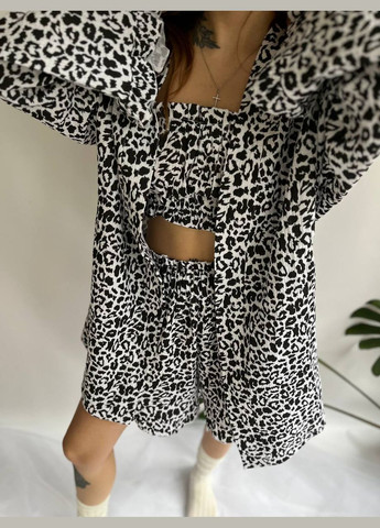 Черная всесезон пижама женская No Brand