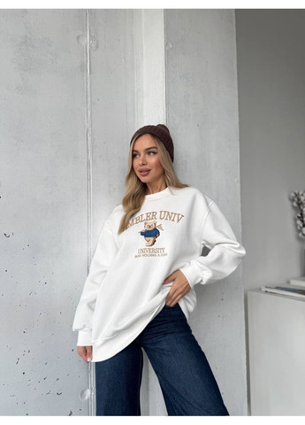 Белый женский свитшот рисунок (369136020)