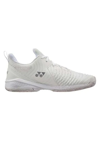 Білі Осінні чоловічі кросівки sht-sonicage3 white/silver Yonex