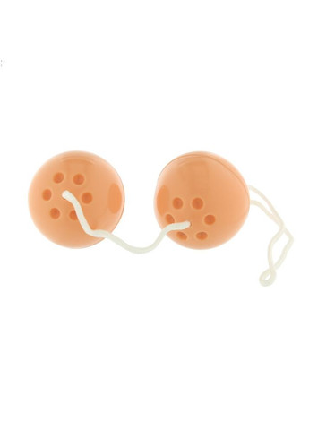 Вагинальные шарики телесные "Rubber Balls" Seven Creations (301021016)