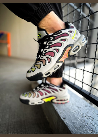 Серые всесезонные кроссовки мужские nike air max tn plus drift smoke grey| найк аир макс тн плюс серые No Brand