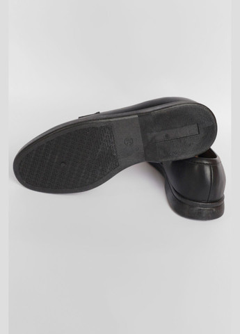 Туфлі-лофери жіночі чорного кольору Let's Shop (292548783)