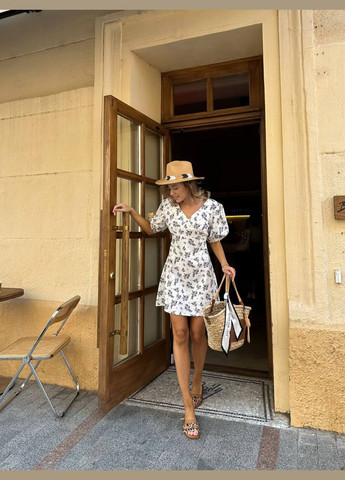 Графітова коктейльна, ділова, повсякденний, кежуал, вечірня жіноча сукня Україна з квітковим принтом