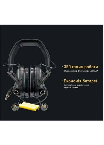 Навушники активні Earmor M32 для стрільби тактичні з радіо-гарнітурою Койот No Brand (314809993)