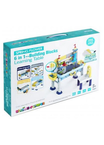 Детский стол (GT-15) Microlab Toys Конструктор Игровой Центр + 1 стул (370018141)