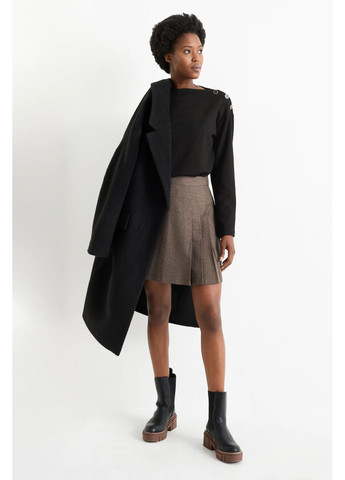 Чорний демісезонний светр з віскози C&A