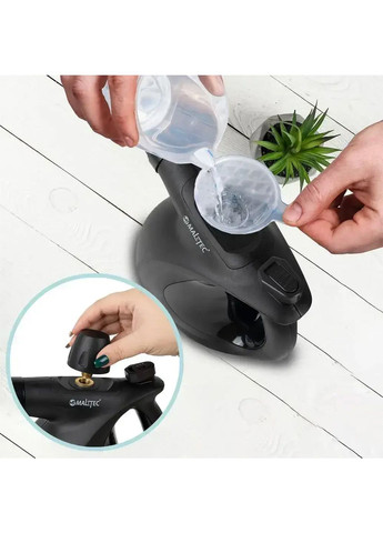 Ручний пароочисник для дому 1050 Вт Паровий очисник мережевий з насадками 350 мл чищення парою Польща Maltec HDS3350W (345707459)