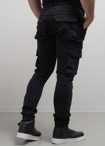 Черные кэжуал демисезонные карго брюки Power