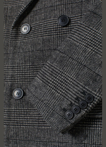 Сіре демісезонне Пальто вовна бленд H&M