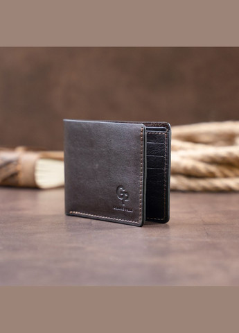 Портмоне унисекс из натуральной кожи с отделениями для карт и купюр коричневое (sku_11312) No Brand (327819706)