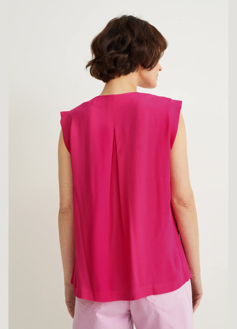 Розовая блуза из вискозы C&A