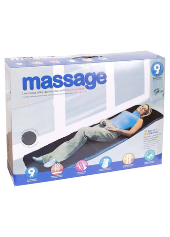 Масажний матрац з підігрівом та масажерами Massage Reversible (290193948)