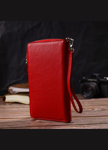 Клатч Женский из натуральной кожи 21921 Красный Canpellini (302007828)