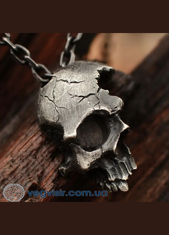 Шикарний чоловічий кулон Skull череп підвіска в стилі панк з черепом No Brand (339869726)