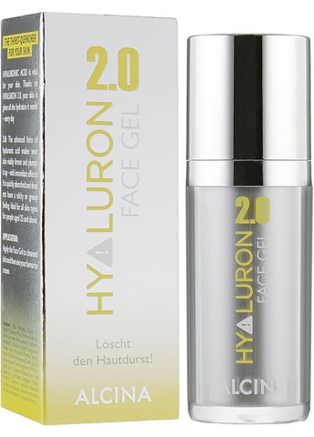 Зволожувальний гель для обличчя Hyaluron 2.0 Face Gel 30ml (678003-16559) Alcina (368647894)