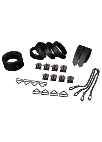 Набор из 8 ремней для связывания 8-Bondage-Straps Restraint Set – Black Lockink (305589912)