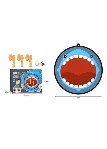 Дитячий дартс з липучками, 2 м'ячі і 3 сокири, діаметр 46 см, в асортименті - No Brand JB6109C (371923963)