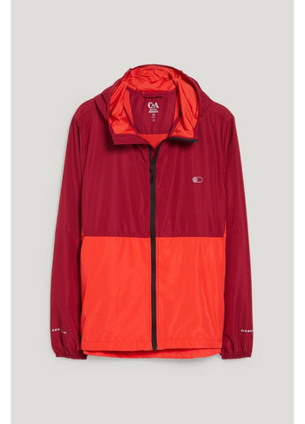 Бордовая демисезонная куртка спорт C&A