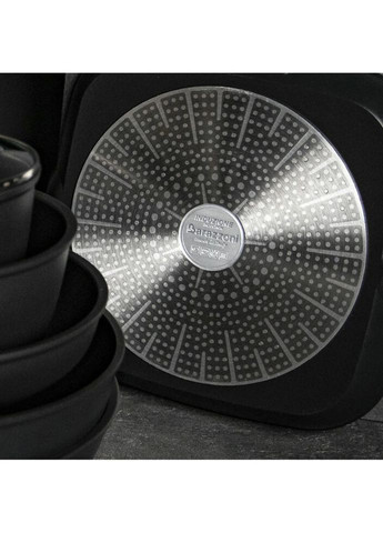 Сковорода універсальна 85560602498 24 см чорна Barazzoni (335716106)